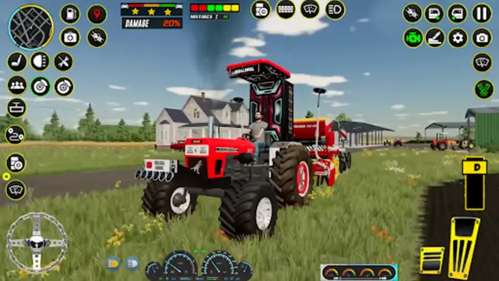 US Tractor Simulator Games 3D android App screenshot 0